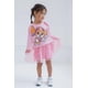 thumbnail image 4 of Vestido Paw Patrol Skye para niñas pequeñas, de felpa francesa, rosa, 7-8, 4 of 6