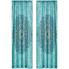 Gothic Decor Curtains 2 Panels Set Medieval Altar In Church