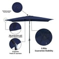 thumbnail image 5 of ACEGOSES 10 x 6.5ft Patio Umbrella with 6 Ribs Tilt and Crank Waterproof Sunshade Canopy for Garden,Yard,Navy Blue, 5 of 7