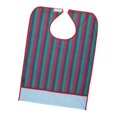 thumbnail image 4 of Babero para comer para adultos - Protector de ropa impermeable reutilizable con recogedor de s rojo Yuyangstore Comer babero para ancianos, 4 of 8