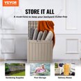 thumbnail image 2 of VEVOR Outdoor Storage Box Resin Deck Box 31 Gallon Patio Waterproof Organizer, 2 of 9
