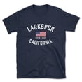 thumbnail image 1 of Larkspur California Patriot Men's Cotton T-Shirt, 1 of 1