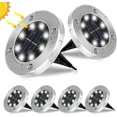 thumbnail image 1 of [6 Stck] Lámparas solares de jardín, 8 LED Lámparas solares de jardín Aussen Lámparas solares Helles Weiss Solarlampen Ip65 Wasserdichte Bodenstrahler Licht G, 1 of 5