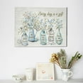 thumbnail image 4 of Farmhouse Bathroom Wall Art - Hummingbird & Floral Mason Jar Canvas Print, Inspirational Quotes Framed Artwork for Living Room, Bedroom & Bathroom, 4 of 7
