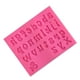 thumbnail image 1 of Ounissouiy Moldes de Fondant A-Z letras en inglés molde en relieve hecho a mano artesanía caramelo fundición morir celebración postre pudín Cocina y Comedor Minúsculas/Rosa Ounissouiy HA062186-03B, 1 of 6