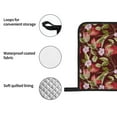 thumbnail image 4 of Balery Leaf And Fruit Pattern Oven Mitts and Pot Holders 4 pcs Set, Kitchen Oven Glove High Heat Resistant 500℉ Oven Mitts with Non-Slip Silicone Surface, 4 of 6