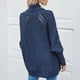 thumbnail image 3 of Pntutb Moda Mujer Casual Cable Pullover Manga murciélago Suéter de cuello alto suelto para mujer Pntutb Pntutb-4890, 3 of 9