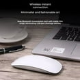 thumbnail image 5 of Wireless Multi-Touch Surface Magic Mouse Alternative USB C Rechargeable Bluetooth Mouse Compatible with MacOS/Windows/Linux/Android Laptop Desktop PC Smartphone Tablet (White), 5 of 5