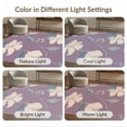 thumbnail image 7 of ODIKA 5'x7' Cream Lavender Floral Elegance Washable Area Rug Charming Spring Blossom Design Easy Care, Non-Shedding, Pet Friendly, for Small Living Room, Bedroom, 7 of 7