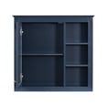 thumbnail image 3 of Pusnapku 29" Medicine Cabinet with Mirror, Modern Bathroom Wall Mounted Cabinet with Adjustable Shelves,Open Storage, Wood over The Toilet Organizer, 3 of 9