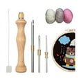 thumbnail image 1 of Punch Needle Rug Punch Needle Embroidery Punch Needle Set DIY Craft Needlework Punch Needle for Stitching Applique, 1 of 9