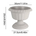 thumbnail image 3 of Roman Pot, Outdoor Home Flower Pots, Plastic Decorative Container, Breathable Hydroponic Flower Pot, for Wedding Front Porch Decor Garden Indoor Outdoor Use, 3 of 6