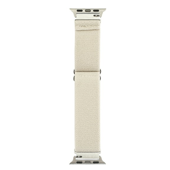 onn Watch Band Universal Fit for Apple Watch, Samsung Galaxy & Garmin 20mm, Cream Knit, Unisex