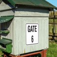 thumbnail image 7 of Gate 6 Sign Tin Sign Warning Metal Sign Vintage Sign Wall Decor for Home Farm Bar Coffee Shop Club Decoration 8x12 Inch, 7 of 7