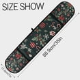 thumbnail image 3 of Yayeee Double Oven Mitt Kitchen Heat Resistant Baking 35" x7" Quilted Glove, Green Christmas, 3 of 6