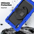 thumbnail image 3 of XYX for Lenovo Tab K10/M10 Plus (2nd Gen) Case 10.3 inch, 360 Rotating Shockproof Cover with Stand, Screen Protector, Shoulder Strap (TB-X6C6/TB-X606), Blue, 3 of 7