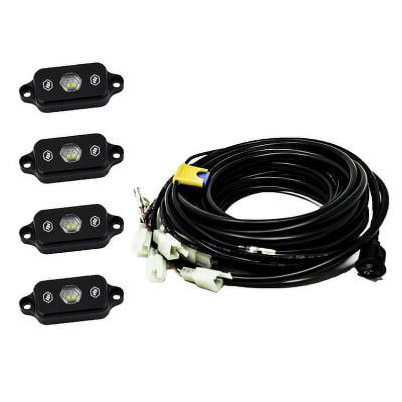 Baja Designs Universal White Rock Light Kit - 447059 Fits select: 2006-2021 FORD F150, 2007-2021 CHEVROLET SILVERADO