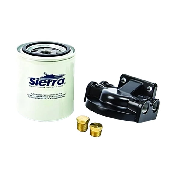 OEM Grade Fuel Water Separator Assembly Kit Compatible with Mercury MerCruiser Universal Marine 3/8" NPT Aluminum Bracket Outboard Inboard Sterndrive 35-807172 Thread 35-60494-1 Micron
