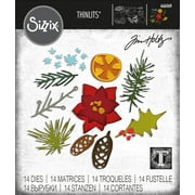 Sizzix Thinlits Dies By Tim Holtz 14/Pkg-Modern Festive