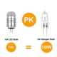 thumbnail image 4 of MINI luces LED G4 COB para coche, lámpara estroboscópica de alta eficiencia de luz, 1-10 uds, CC/CA, 12V, 2W, 3W, para cocina, estudio, inodoro, 4 of 4
