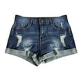 thumbnail image 5 of TAIAOJING Women Ripped Jeans Short Summer Jeans High Waist Slim Hole Denim Shorts, 5 of 5
