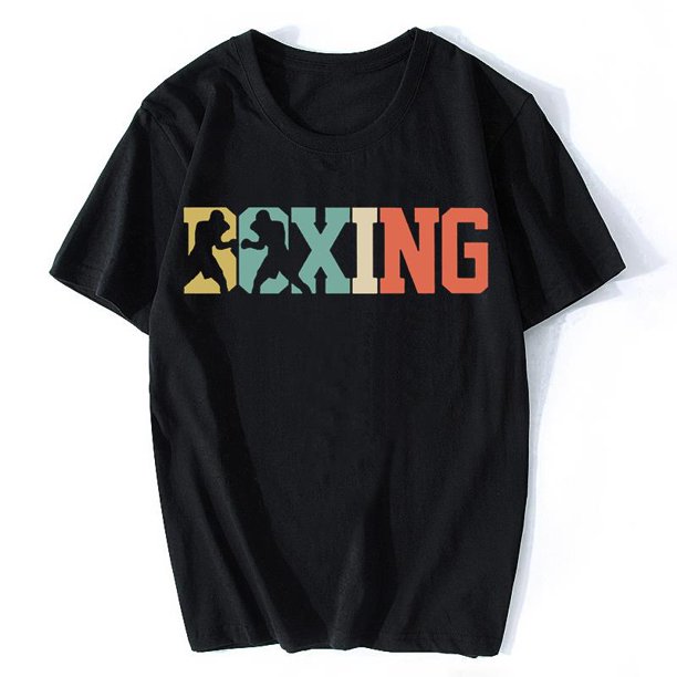 Camisetas de boxeo para hombre camiseta divertida de manga corta de verano camisetas tipo bóxer con cuello redondo ropa Harajuku para hombre Idea de regalo