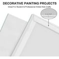 Artkey Canvas Panels 8x10 Inch 48Pack, AcidFree 100 Cotton Paint