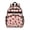 Strawberry and Heart Pink Pattern, variant on Strawberry and Heart Pink Pattern Cute School Backpack Bag for School with Padded Back and Adjustable Shoulder Straps 15.25"x11.5"x5.25"