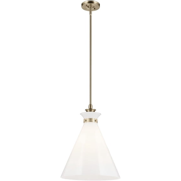 52775CPZ Kichler Lighting Laria - 1 Light Medium Pendant-19.75 Inch Tall and 16 Inch Wide-Champagne Bronze Finish