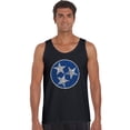 thumbnail image 1 of LA Pop Art Men's Word Art Tank Top - Tennessee Tristar, 1 of 2