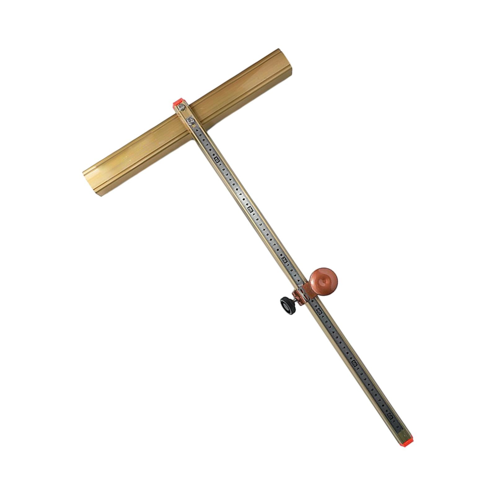 Yunhgft T-Shape Glass Cutter, Tile Cutting Tool, Professional Multifunction, Portable Glass Breaker, Glass Strip Cutter for Floor Tile And Home gold