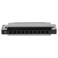 thumbnail image 4 of OUNONA Harmonica Noir Durable pour Débutants avec Ton Réactif Acier Inoxydable et Résine 10 Trous, 4 of 7
