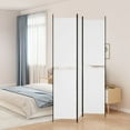 thumbnail image 1 of vidaXL 3-Panel Room Divider White 150x220 cm Fabric, 1 of 5