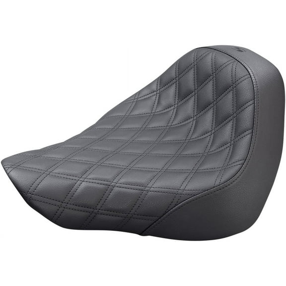 Renegade LS Solo Seat (Standard) (Black) Compatible with 18-19 Harley FLFB