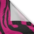 thumbnail image 3 of Ambesonne Teen Room Kitchen Curtains, Hot Pink Zebra Skin, 55"x45", Magenta and Black, 3 of 3