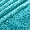 thumbnail image 7 of Homore Fashional Shaggy Faux Fur Throw Blanket for Kids and Adult, 60" x 80" , Blue, 7 of 7