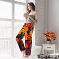thumbnail image 5 of Bixox Women's Marigold Flowers In Different Colors Patterned Pajama Pants Loungewear, 5 of 5