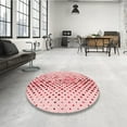 thumbnail image 4 of Ahgly Company Machine Washable Indoor Rectangle Transitional Light Rose Pink Area Rugs, 5' x 7', 4 of 7