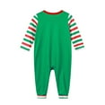 thumbnail image 3 of Family Matching Pajama Soft Cartoon Elf Printed Tops Striped Long Pants Parent-child Home Clothes, 3 of 6