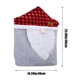 thumbnail image 3 of Christmas Decorations for the Home, Christmas Decorations for Tree, Christmas Chair Cover Christmas Decorations Faceless Old Man Embroidered Chair Cover Chair Cushion, Christmas Chair Covers, 3 of 6