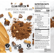 Ascent 100% Whey Protein Powder - Post Workout Whey Protein Isolate, Zero Artificial Flavors & Sweeteners, Gluten Free, 5.5g BCAA, 2.6g Leucine, Essential Amino Acids, Chocolate Peanut Butter 2 lb