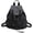 black, variant on Polka Dot Fabric Daypack Ruffle Lace Accents Backpack White 32cm 1Pc