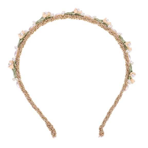 HEANUJJ Floral Princess Headband for Women, 1 Piece Hair Accessory, Perfect for Beautiful Hairstyles and Special Occasions