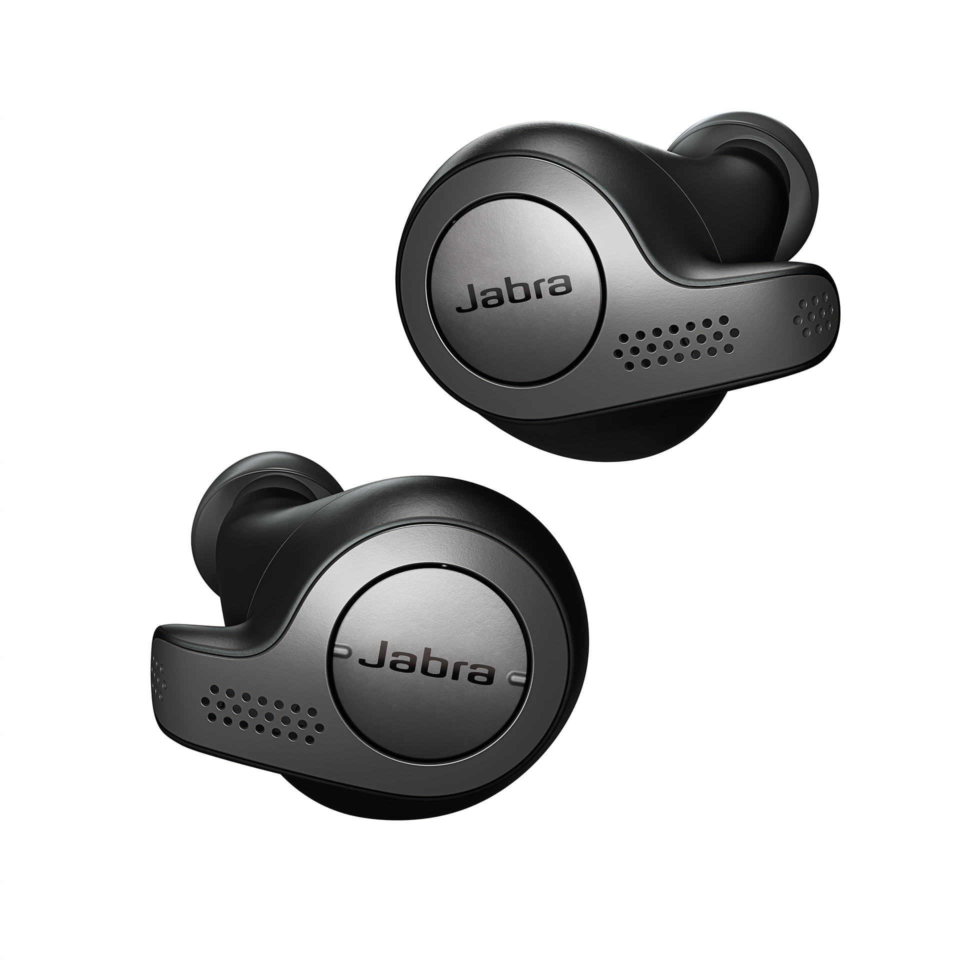 Huddle reparatøren gevinst Jabra True Wireless Headphones with Charging Case, Black, 65t - Walmart.com