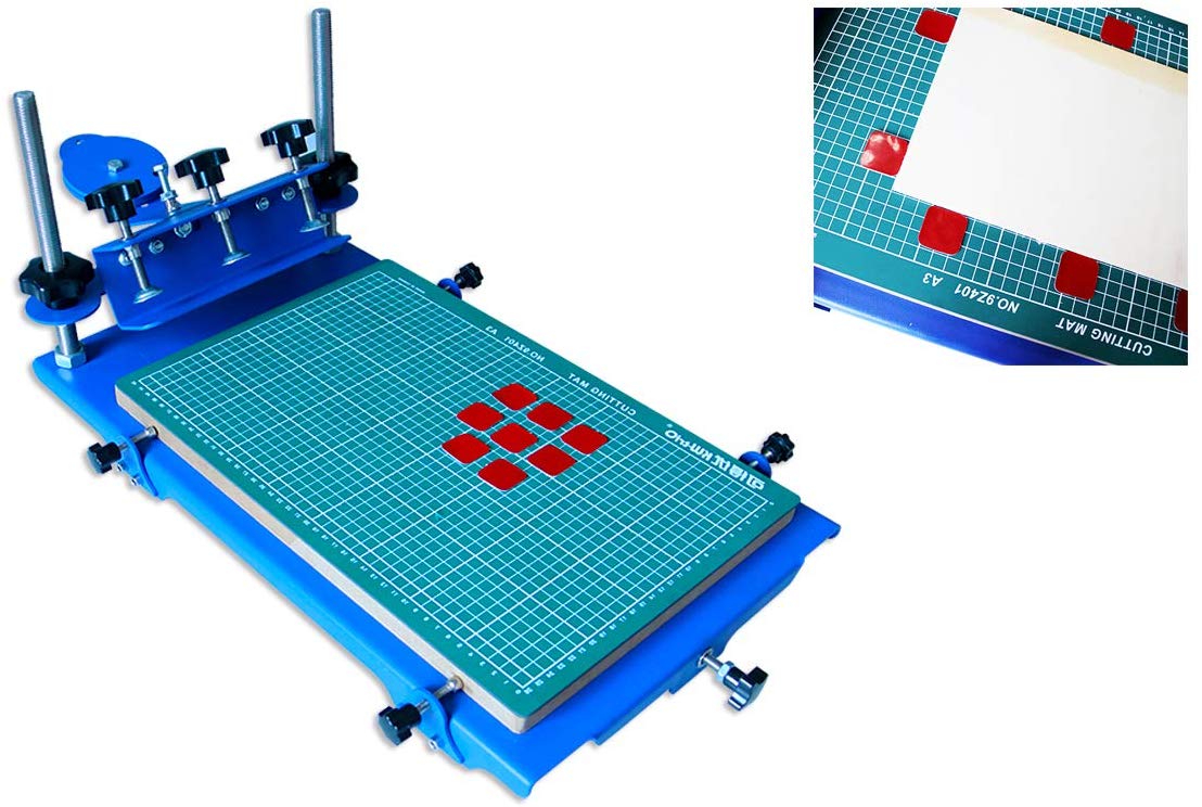 5 color screen printing machine