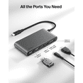 thumbnail image 3 of Belkin USB C Hub, 5-Port Hub w/ 4K HDMI Display @ 60Hz, 100W Power Delivery, Fast Data Transfer 5Gbps, USB C Multiport Adapter for MacBook, iPad Pro, Chromebook, & More - Upgraded HDMI 2.0, 3 of 7
