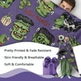 thumbnail image 3 of Halloween Horror Classic Movie Flannel Blanket, It''s Alive Frank-en.Stein Little Monster Throw Blanket Gifts for Kids Men Women, Scary Eyeball Heart Soft Blanket for Bedding Sofa 50 x 60 Inch, 3 of 6