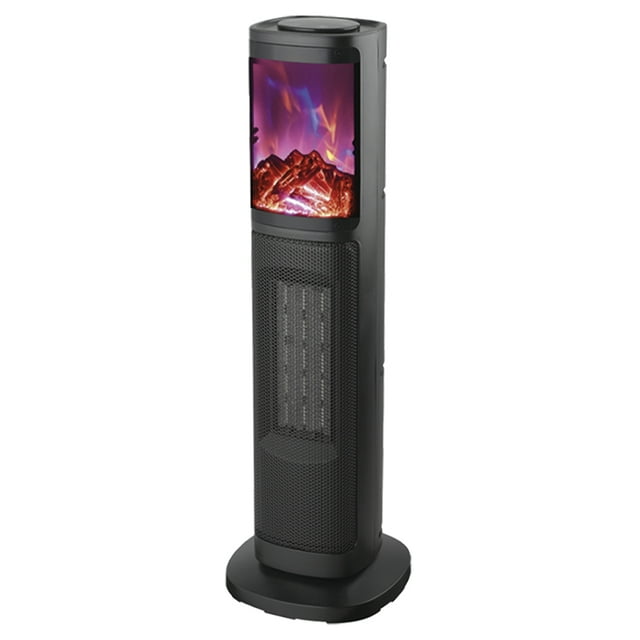 Calefactor De Torre Ceramico 24 "Con Flama Red Fan CFMA25