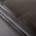 thumbnail image 3 of HomCom Large 51" Tufted Faux Leather Ottoman Storage Bench - Dark Brown, 3 of 19