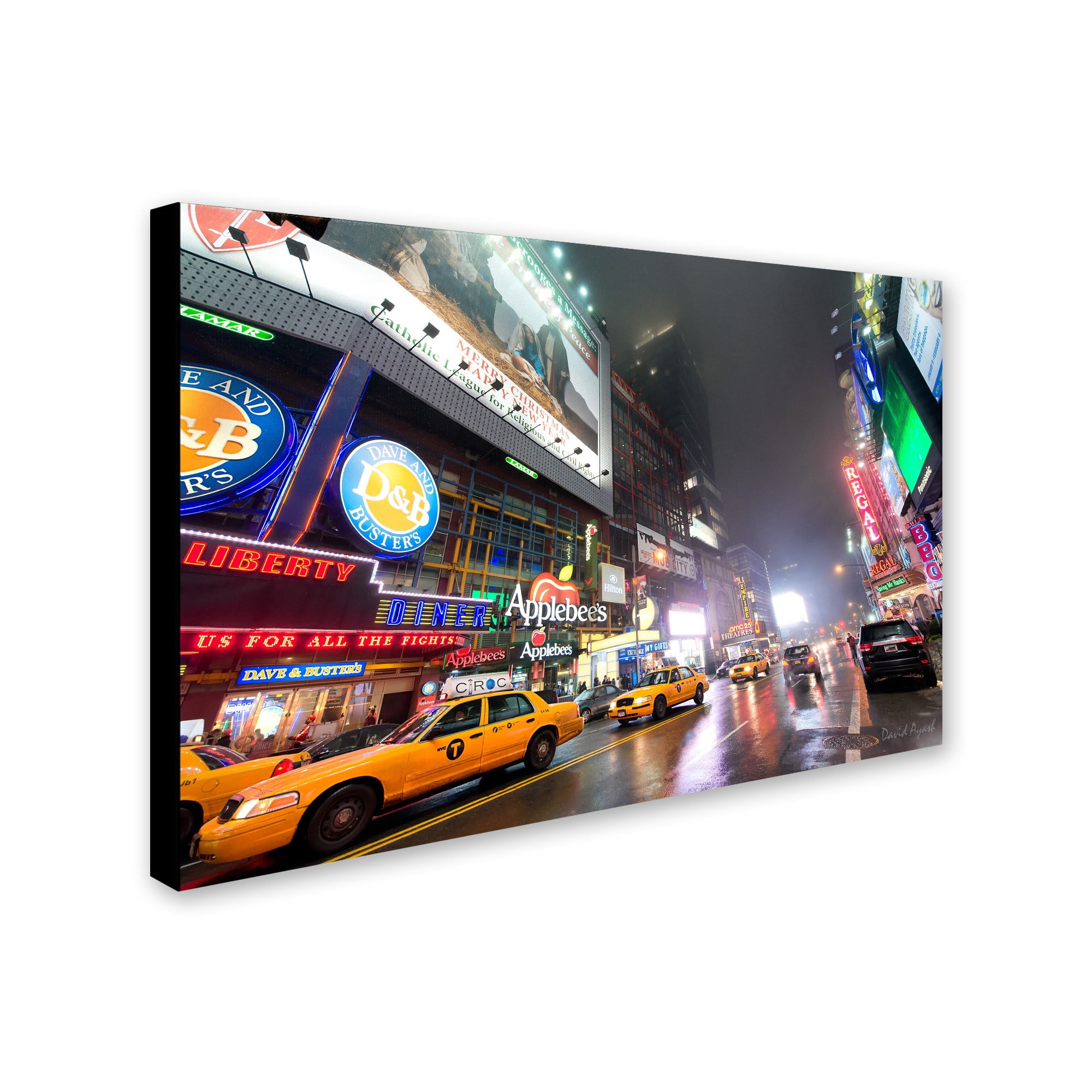 Trademark Fine Art "42nd. Street" Canvas Art by David Ayash